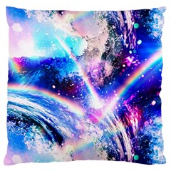 Crystal Wave Pattern Design Standard Flano Cushion Case (one Side) by Sudhe