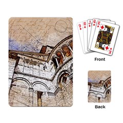 Building Architecture Columns Playing Cards Single Design (rectangle) by Simbadda