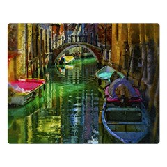 Venice City Italy Architecture Double Sided Flano Blanket (large)  by Simbadda
