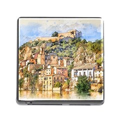 Architecture Town Travel Water Memory Card Reader (square 5 Slot) by Simbadda