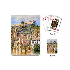 Architecture Town Travel Water Playing Cards Single Design (mini) by Simbadda