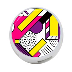 Memphis Colorful Background With Stroke 4-port Usb Hub (two Sides) by Vaneshart
