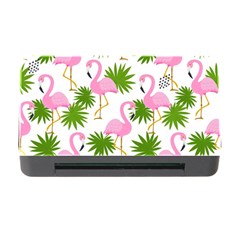 Seamless Pattern With Cute Flamingos Memory Card Reader With Cf by Vaneshart