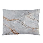 Gray Light Marble Stone Texture Background Pillow Case (Two Sides) Back
