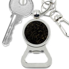 Black Marbled Surface Bottle Opener Key Chain by Vaneshart