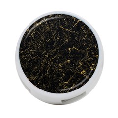 Black Marbled Surface 4-port Usb Hub (two Sides) by Vaneshart