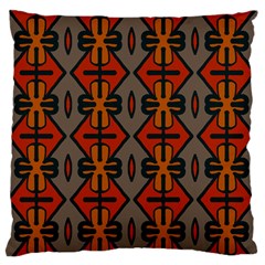 Seamless Digitally Created Tilable Abstract Pattern Large Flano Cushion Case (two Sides) by Vaneshart