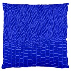Leather Texture 6 Large Flano Cushion Case (two Sides) by skindeep