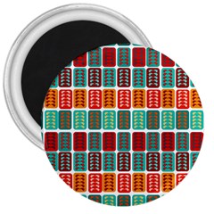 Bricks Abstract Seamless Pattern 3  Magnets by Vaneshart