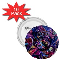Multicolored Abstract Painting 1 75  Buttons (10 Pack) by Vaneshart