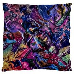 Multicolored Abstract Painting Standard Flano Cushion Case (one Side) by Vaneshart