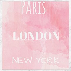 Paris, London, New York Canvas 12  X 12  by Lullaby