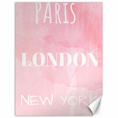 Paris, London, New York Canvas 12  X 16  by Lullaby