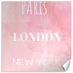 Paris, London, New York Canvas 16  X 16  by Lullaby