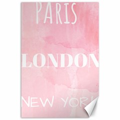Paris, London, New York Canvas 24  X 36  by Lullaby