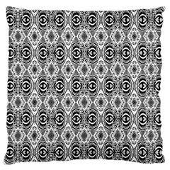 Black White 6 Standard Flano Cushion Case (one Side) by ArtworkByPatrick