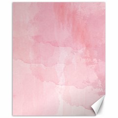 Pink Blurry Pastel Watercolour Ombre Canvas 16  X 20  by Lullaby