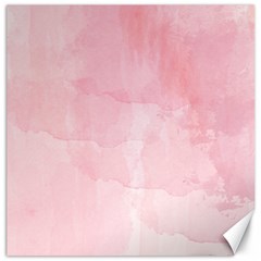Pink Blurry Pastel Watercolour Ombre Canvas 16  X 16  by Lullaby