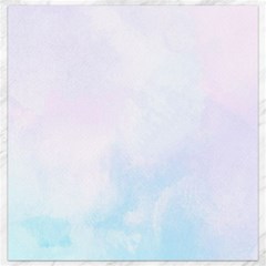Pink Blue Blurry Pastel Watercolour Ombre Canvas 12  X 12  by Lullaby