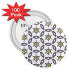 Background Texture Pattern Modern 2.25  Buttons (100 pack)  Front