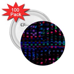 Stripes Background Black Colorful 2 25  Buttons (100 Pack)  by Simbadda