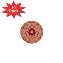 Abstract Art Abstract Background Brown 1  Mini Buttons (10 Pack)  by Simbadda