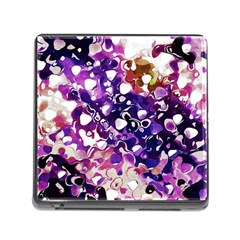 Paint Texture Purple Watercolor Memory Card Reader (square 5 Slot) by Simbadda