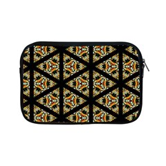 Pattern Stained Glass Triangles Apple Ipad Mini Zipper Cases by Simbadda