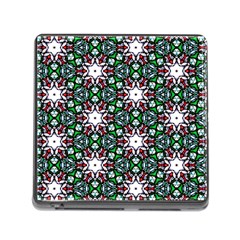 Stained Glass Pattern Church Window Memory Card Reader (square 5 Slot) by Simbadda