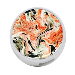 Marble Texture White Pattern 4-port Usb Hub (one Side) by Wegoenart