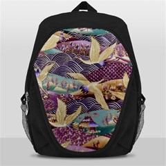 Textile Fabric Cloth Pattern Backpack Bag by Wegoenart