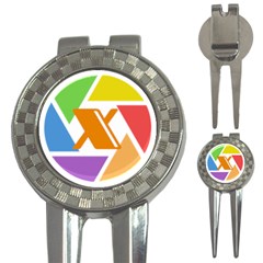 Xcoin Logo 200x200 3-in-1 Golf Divots by Ipsum