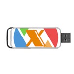 Xcoin Logo 200x200 Portable USB Flash (One Side) Front