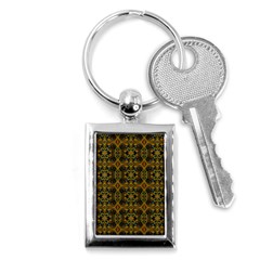 Abstract 14 Key Chain (rectangle) by ArtworkByPatrick