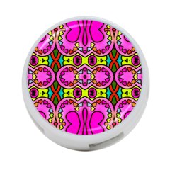 Abstract Background Pattern 4-port Usb Hub (two Sides) by Vaneshart