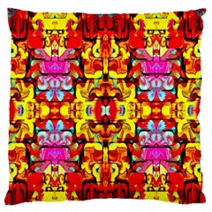 Abstract 27 Large Flano Cushion Case (two Sides) by ArtworkByPatrick
