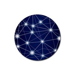 Network Technology Digital Rubber Round Coaster (4 Pack)  by HermanTelo