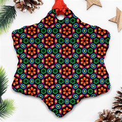 Pattern  Snowflake Ornament (two Sides) by Sobalvarro