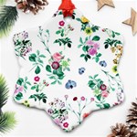 Leaves Snowflake Ornament (Two Sides) Back