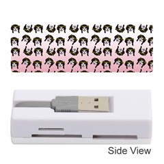 Retro Girl Daisy Chain Pattern Memory Card Reader (stick) by snowwhitegirl