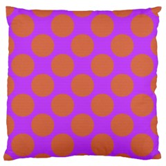 Polka Dots Two Times 7 Large Flano Cushion Case (two Sides) by impacteesstreetwearten