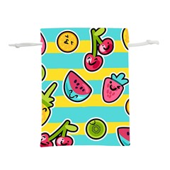 Summer Fruits Patterns Lightweight Drawstring Pouch (s) by Vaneshart