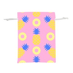Pop Art Pineapple Seamless Pattern Vector Lightweight Drawstring Pouch (l) by Sobalvarro
