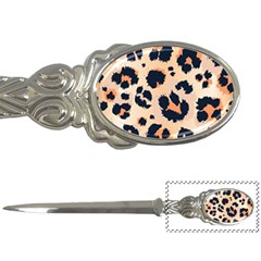 Leopard Pattern Funny Drawing Seamless Pattern Letter Opener by Vaneshart