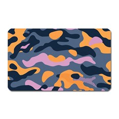 Camouflage Background Textile Uniform Seamless Pattern Magnet (rectangular) by Vaneshart