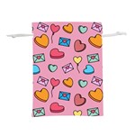 Candy Pattern Lightweight Drawstring Pouch (M) Back