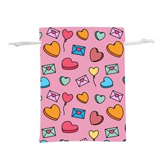 Candy Pattern Lightweight Drawstring Pouch (l) by Sobalvarro
