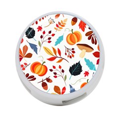 Pattern Pumpkins Autumn 4-port Usb Hub (two Sides) by Vaneshart