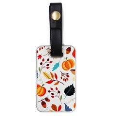 Pattern Pumpkins Autumn Luggage Tag (one Side) by Vaneshart