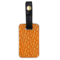 Halloween Background Luggage Tag (one Side) by Vaneshart